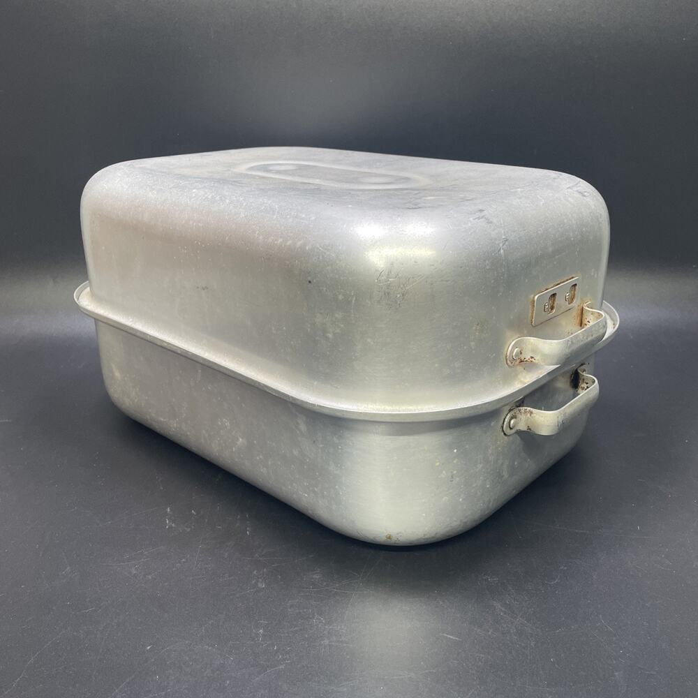 VTG Royal Chef Aluminum Covered Roaster USA Poulsen & Nardon No.‎ 125 Vented